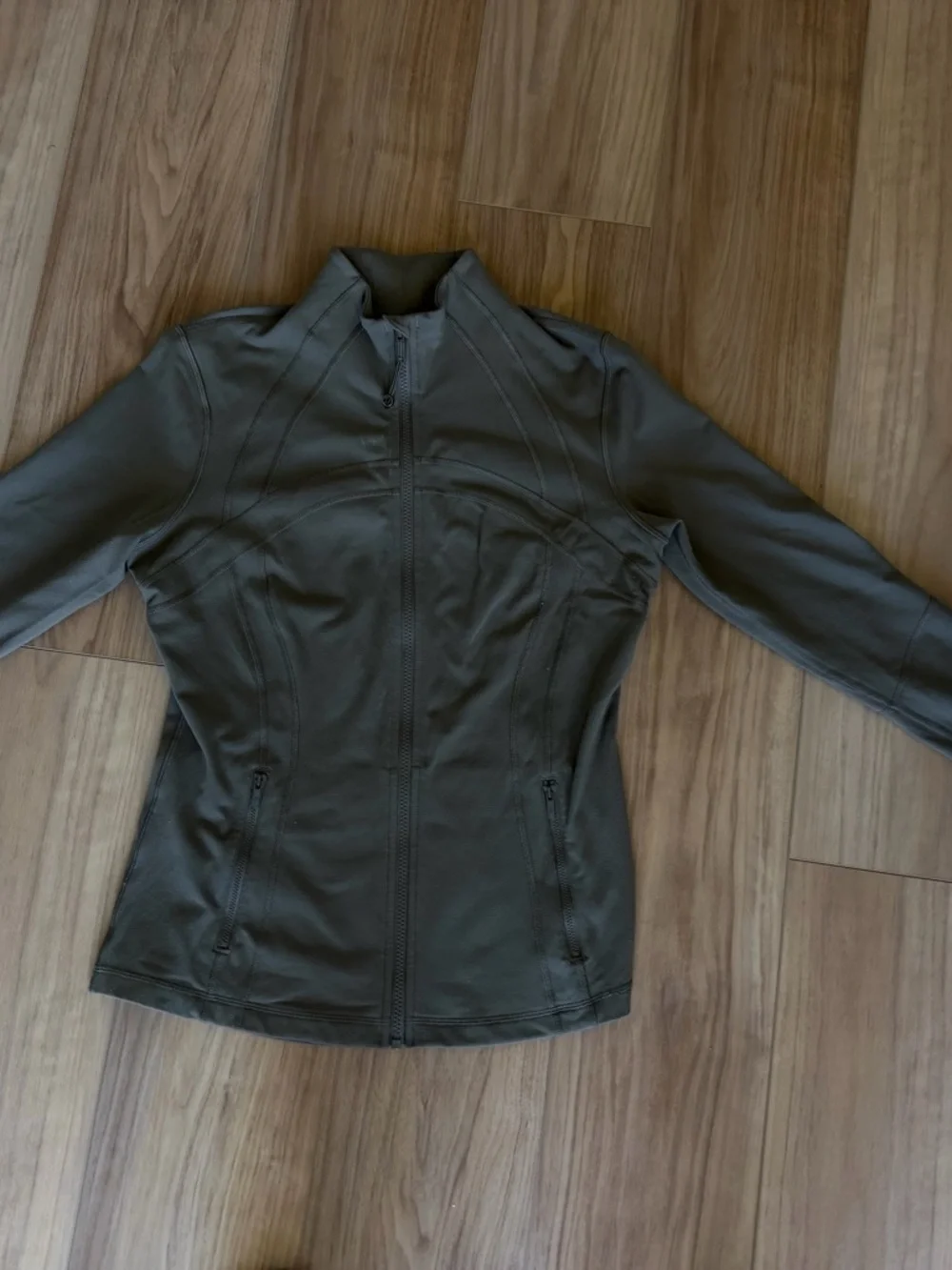 lululemon Define Jacket- Nomad Olive Green Jacket - Picture 2 of 5